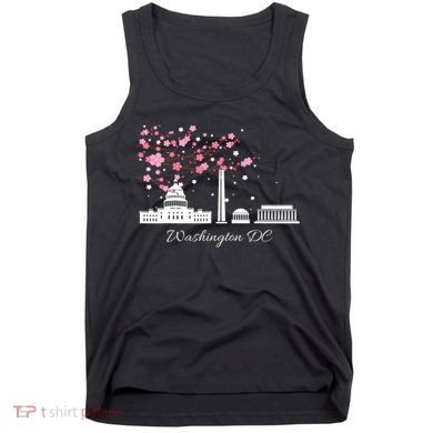Washington Dc Cherry Blossoms Monuments Memorials Tank Top