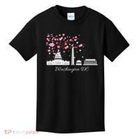 Washington Dc Cherry Blossoms Monuments Memorials Kids T-Shirt thumb 0