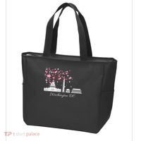 Washington Dc Cherry Blossoms Monuments Memorials Tote Bag thumb 3