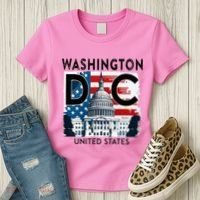 Washington Dc Capitol Hill Usa Souvenirs Gifts Women's T-Shirt thumb 3