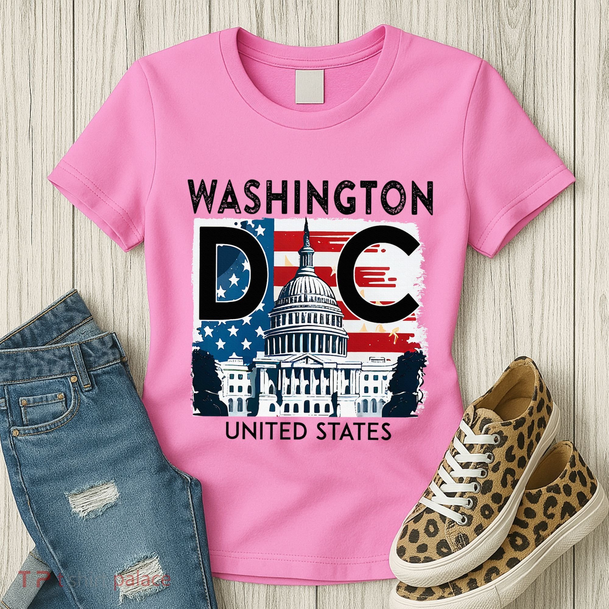 Washington Dc Capitol Hill Usa Souvenirs Gifts Women's T-Shirt