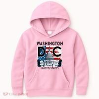 Washington Dc Capitol Hill Usa Souvenirs Gifts Kids Hoodie thumb 0