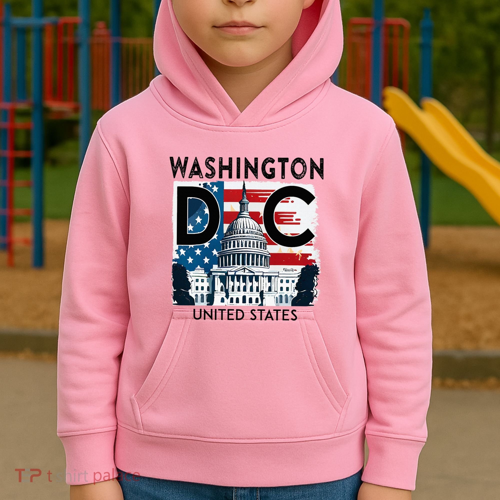 Washington Dc Capitol Hill Usa Souvenirs Gifts Kids Hoodie