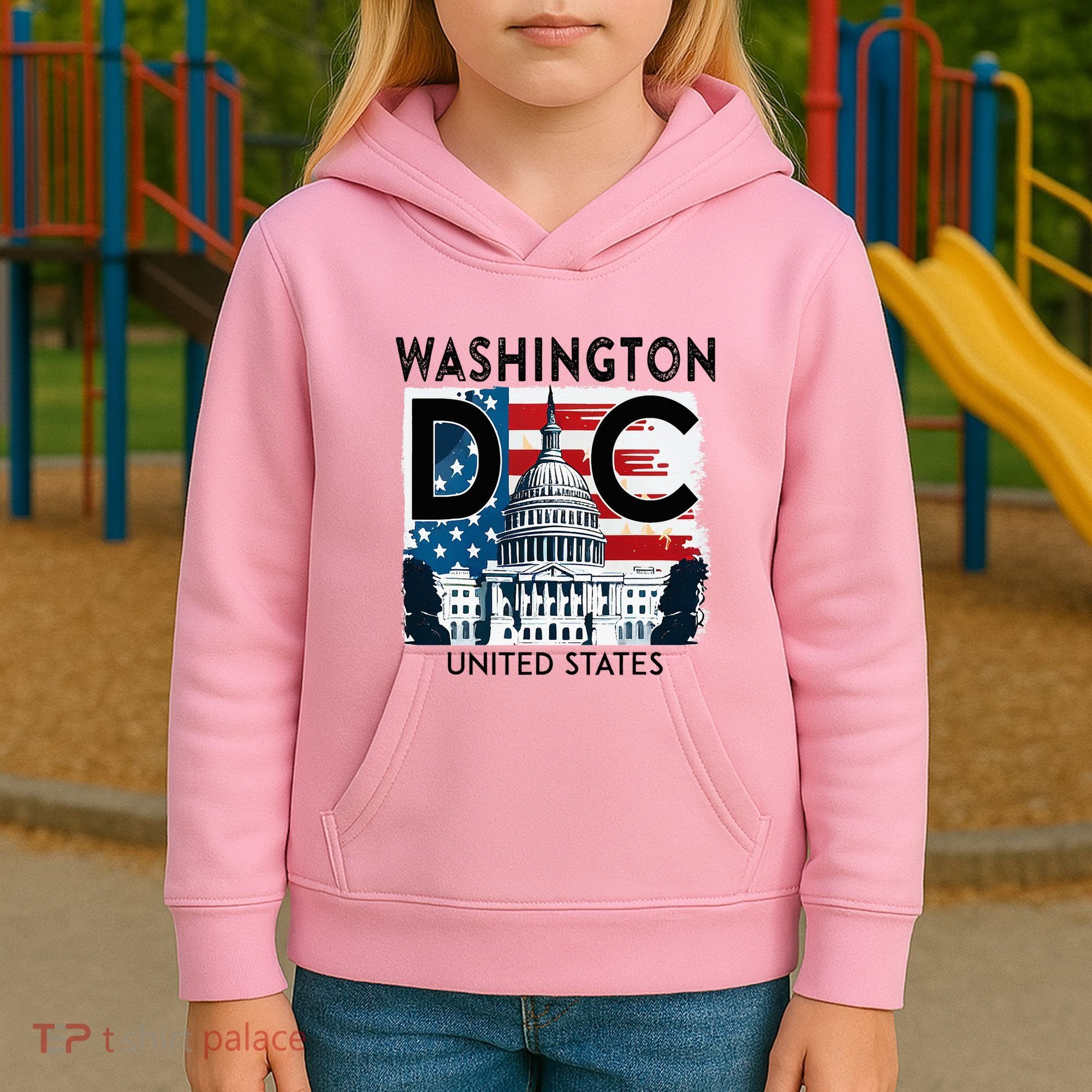 Washington Dc Capitol Hill Usa Souvenirs Gifts Kids Hoodie
