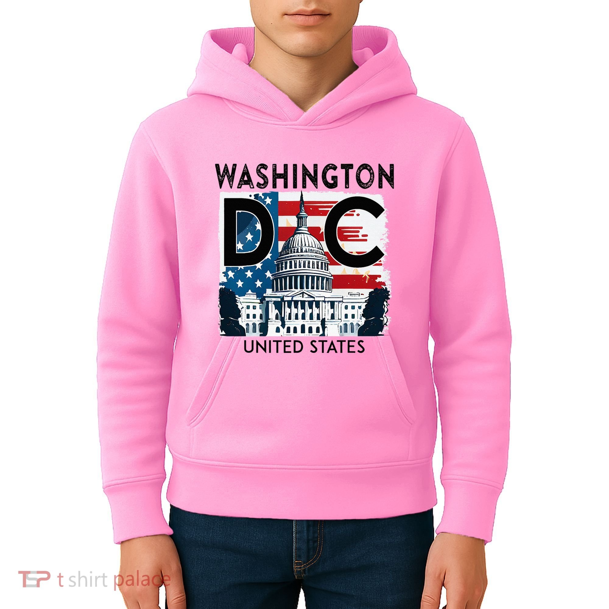 Washington Dc Capitol Hill Usa Souvenirs Gifts Kids Hoodie