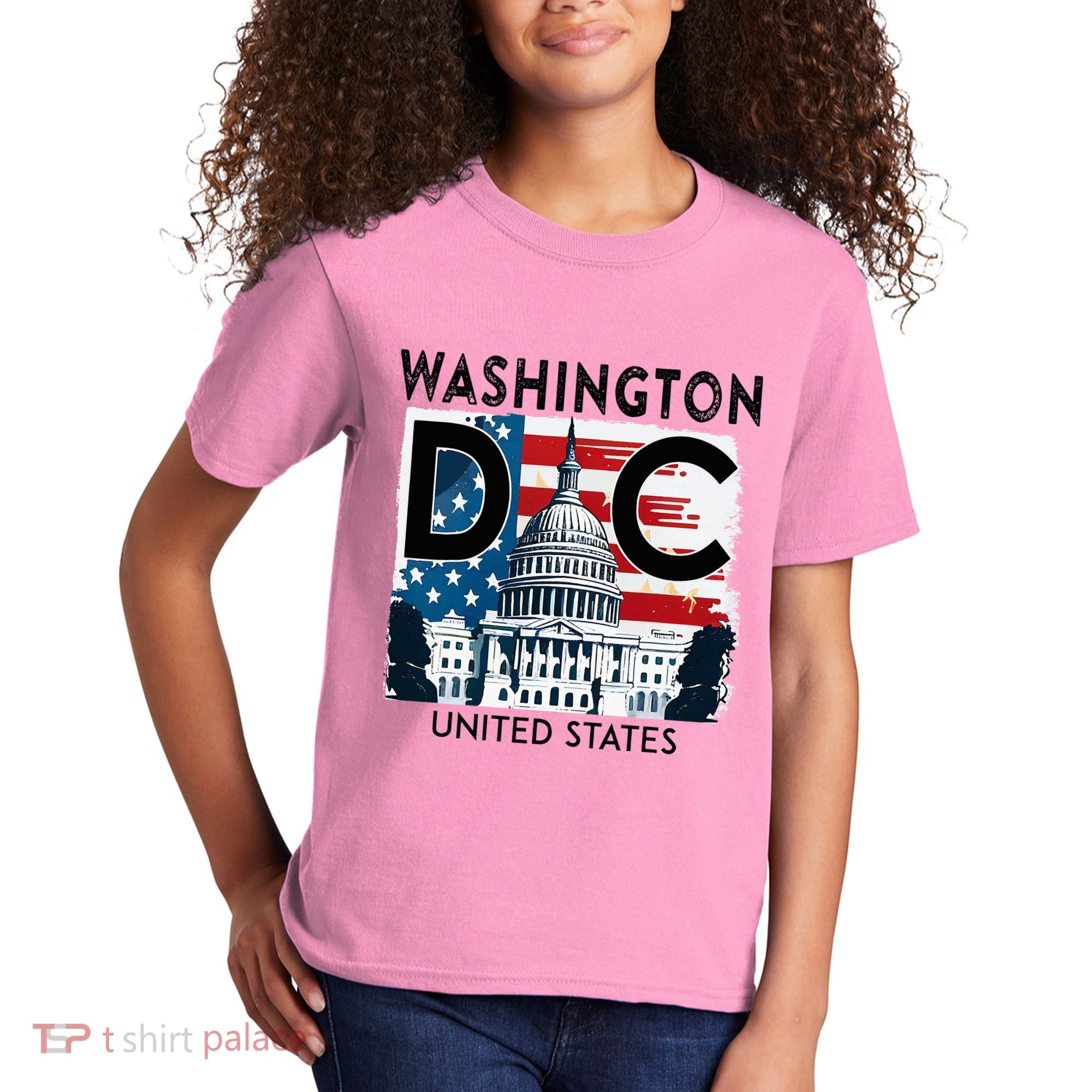 Washington Dc Capitol Hill Usa Souvenirs Gifts Kids T-Shirt