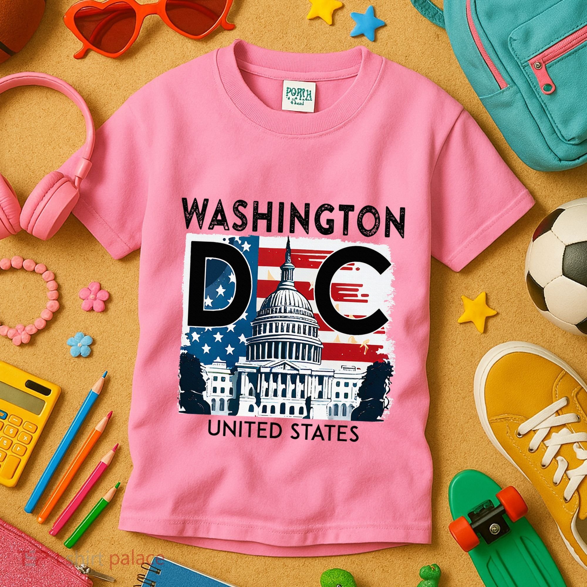 Washington Dc Capitol Hill Usa Souvenirs Gifts Kids T-Shirt