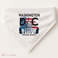 Washington Dc Capitol Hill Usa Souvenirs Gifts USA-Made Doggie Bandana thumb 0