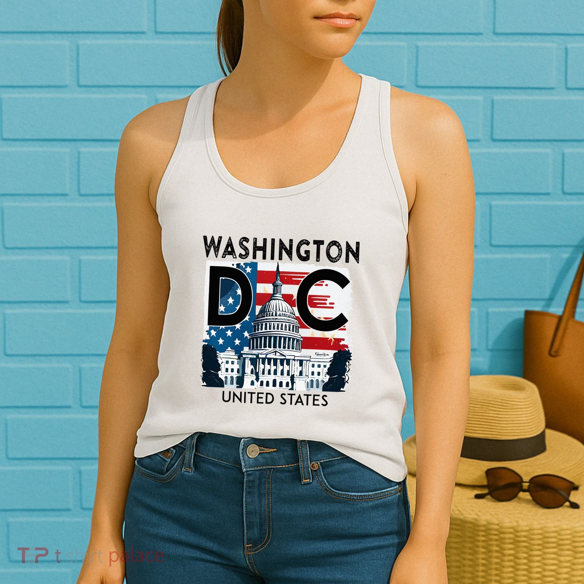 Washington Dc Capitol Hill Usa Souvenirs Gifts Women's Tank Top
