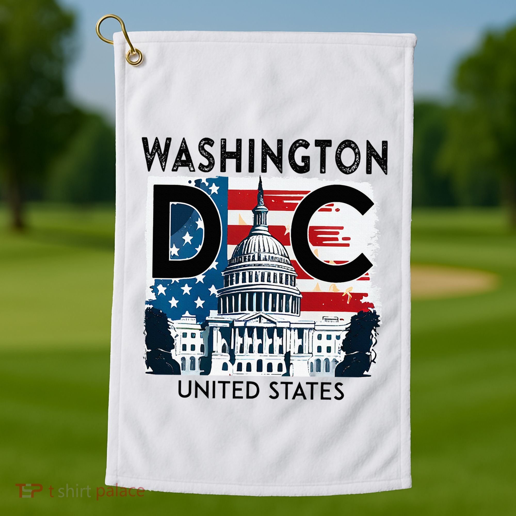 Washington Dc Capitol Hill Usa Souvenirs Gifts Golf Towel