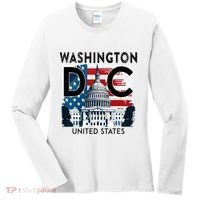 Washington Dc Capitol Hill Usa Souvenirs Gifts Women's Long Sleeve Shirt thumb 0