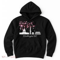 Washington DC Cherry Blossoms Monuments Memorials TShirt Hoodie thumb 0
