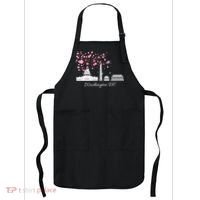 Washington DC Cherry Blossoms Monuments Memorials TShirt Apron thumb 0