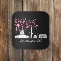 Washington DC Cherry Blossoms Monuments Memorials TShirt Coaster thumb 0