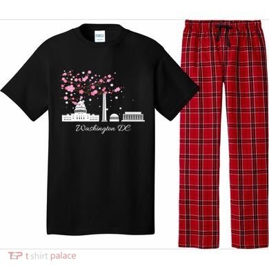 Washington DC Cherry Blossoms Monuments Memorials TShirt Pajama Set