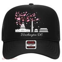 Washington DC Cherry Blossoms Monuments Memorials TShirt Hat thumb 0