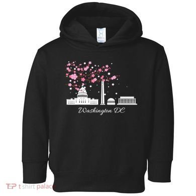 Washington DC Cherry Blossoms Monuments Memorials TShirt Toddler Hoodie