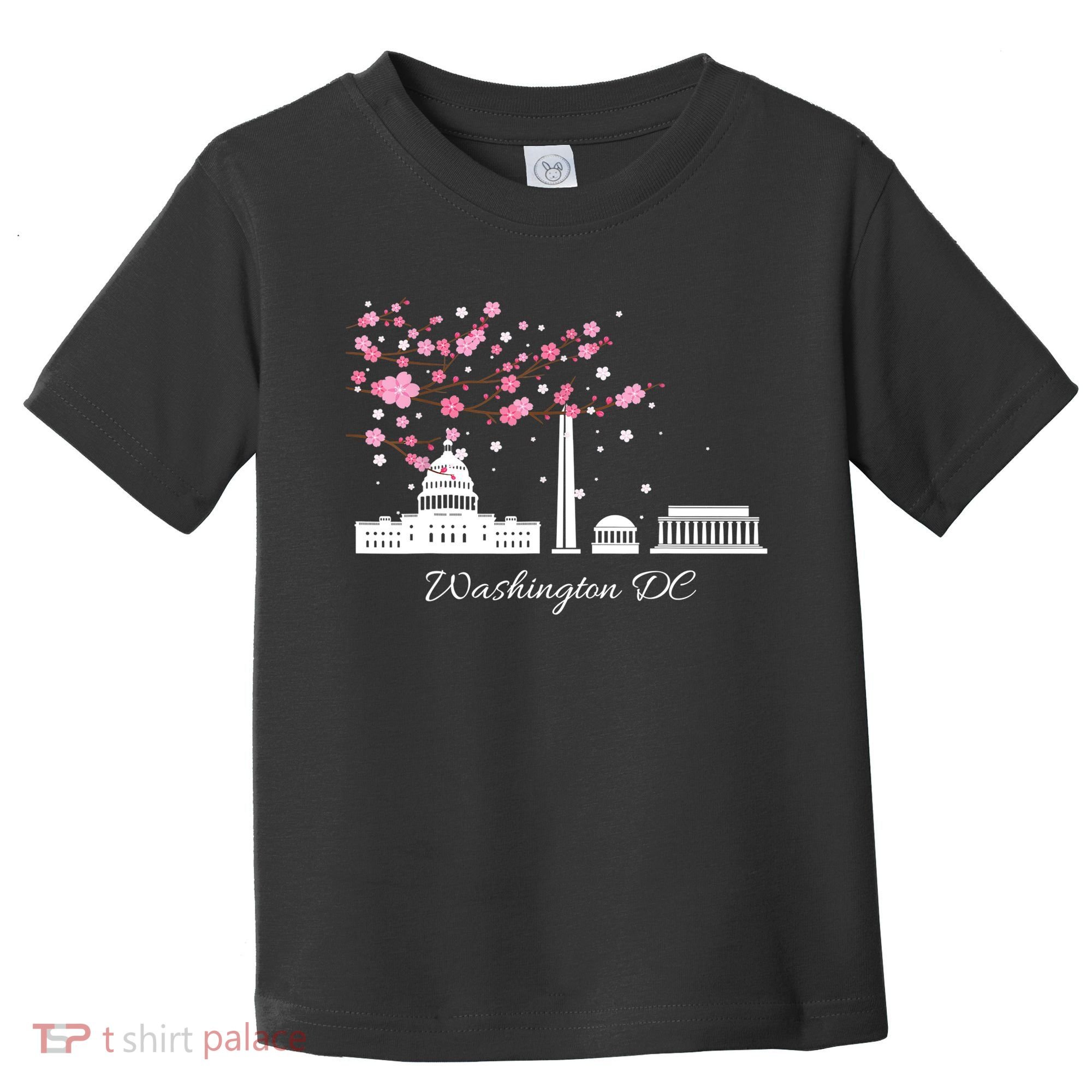 Washington DC Cherry Blossoms Monuments Memorials TShirt Toddler T-Shirt
