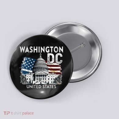 Washington Dc Capitol Hill Usa Souvenirs Button