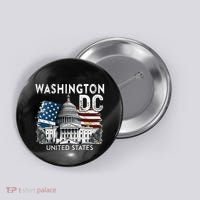 Washington Dc Capitol Hill Usa Souvenirs Button thumb 0