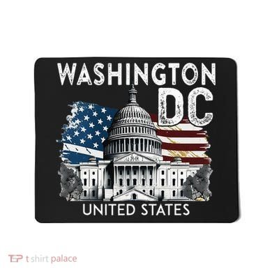 Washington Dc Capitol Hill Usa Souvenirs Mousepad