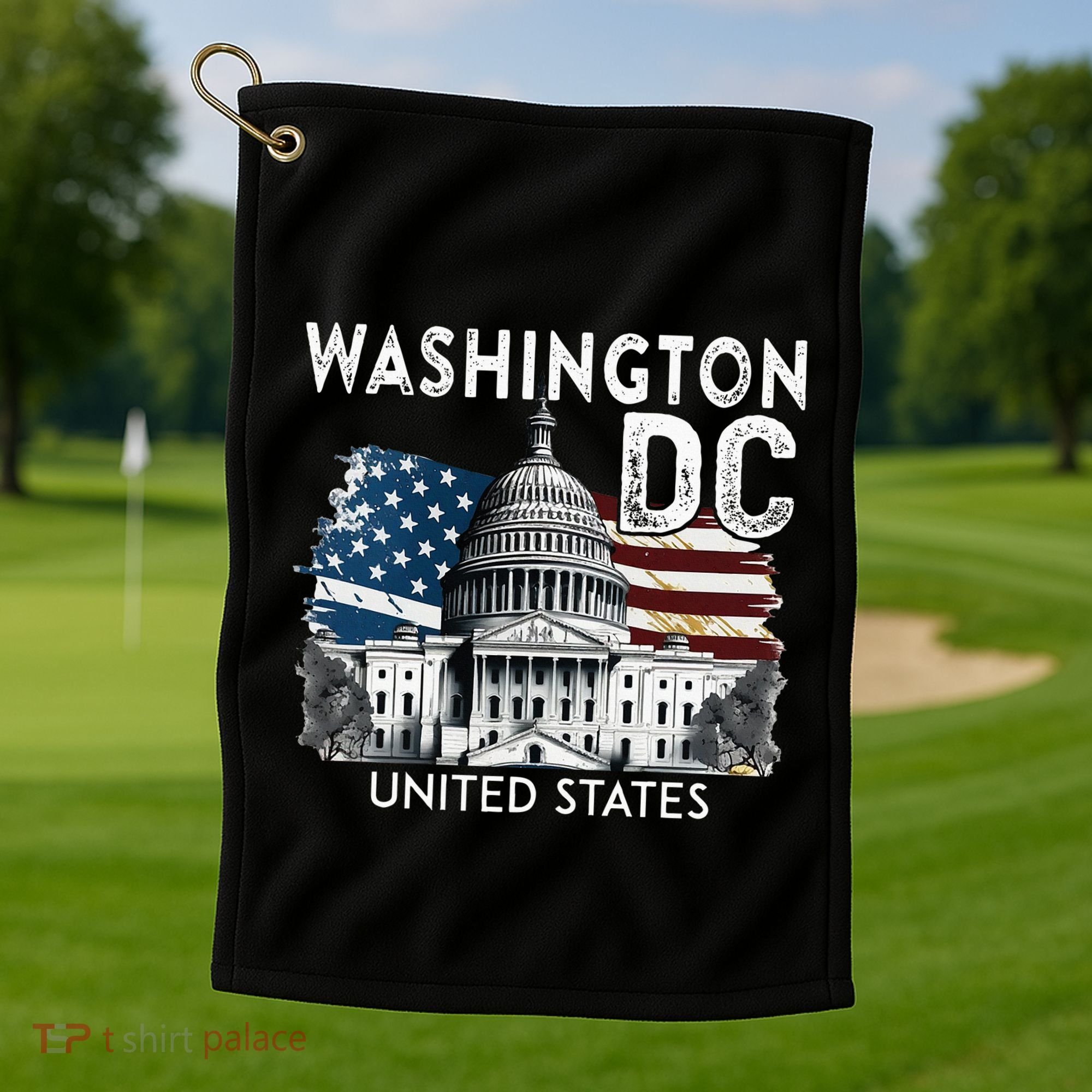 Washington Dc Capitol Hill Usa Souvenirs Golf Towel