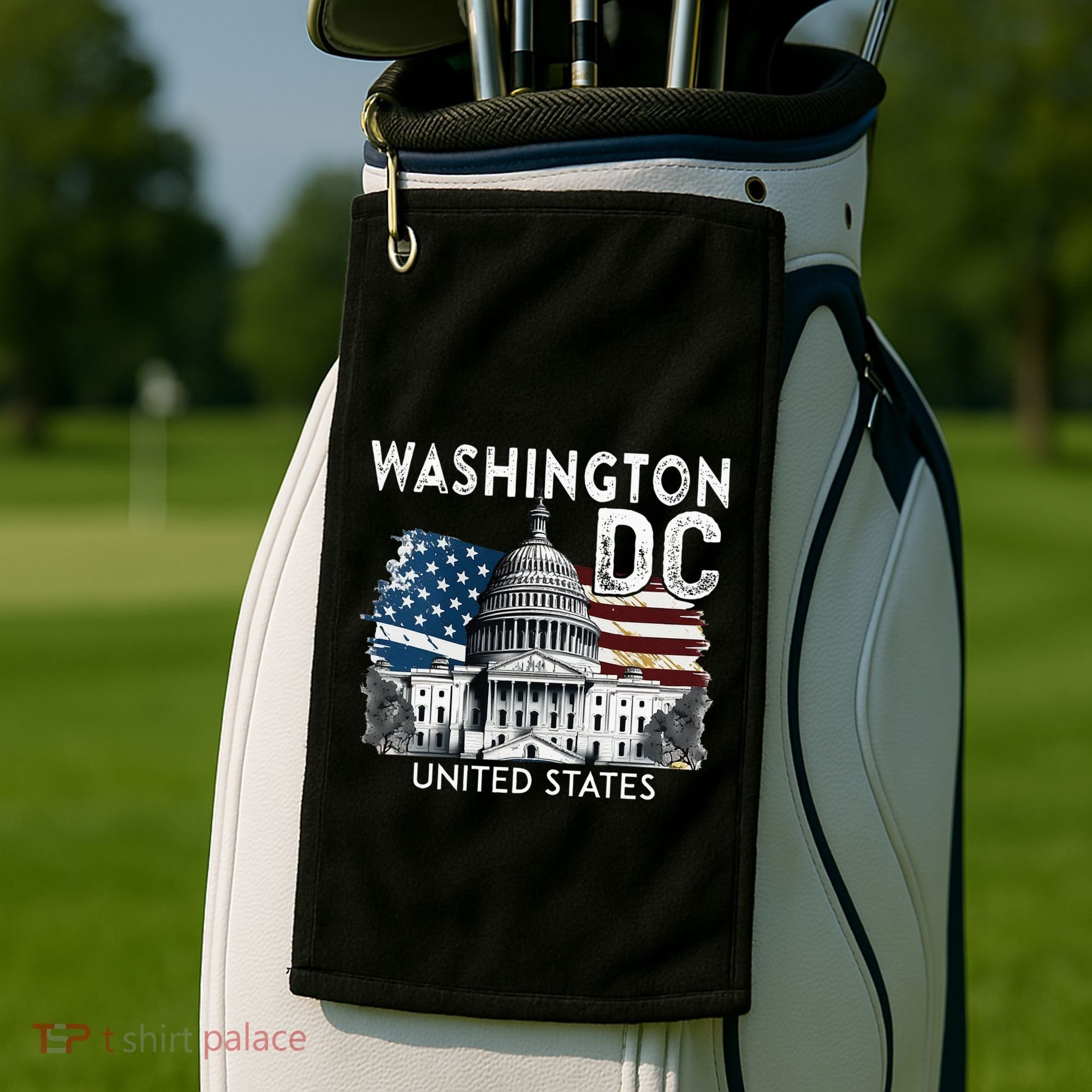 Washington Dc Capitol Hill Usa Souvenirs Golf Towel