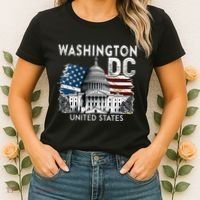 Washington Dc Capitol Hill Usa Souvenirs Women's T-Shirt thumb 2