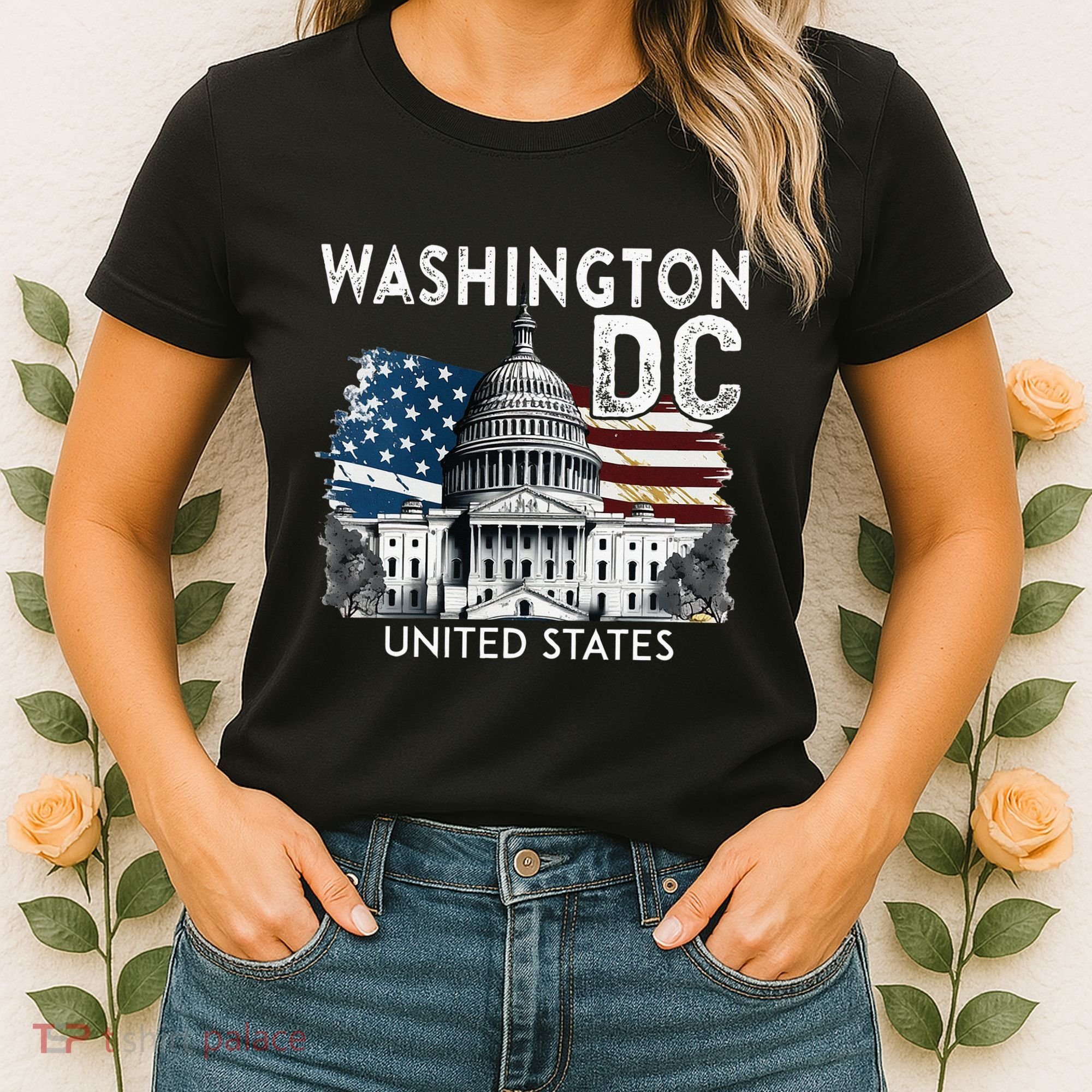 Washington Dc Capitol Hill Usa Souvenirs Women's T-Shirt