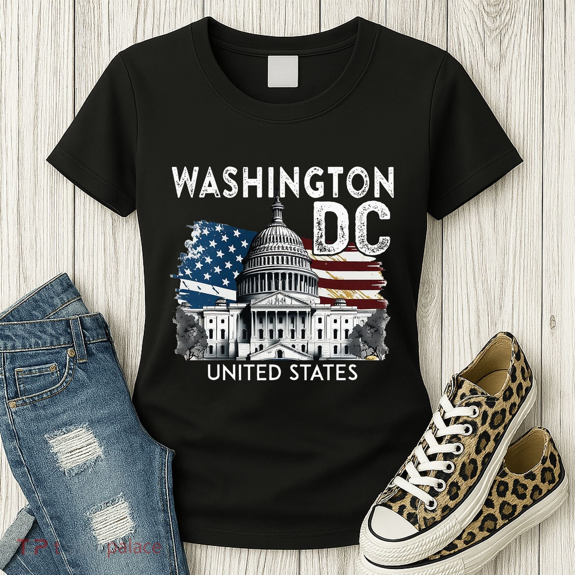 Washington Dc Capitol Hill Usa Souvenirs Women's T-Shirt