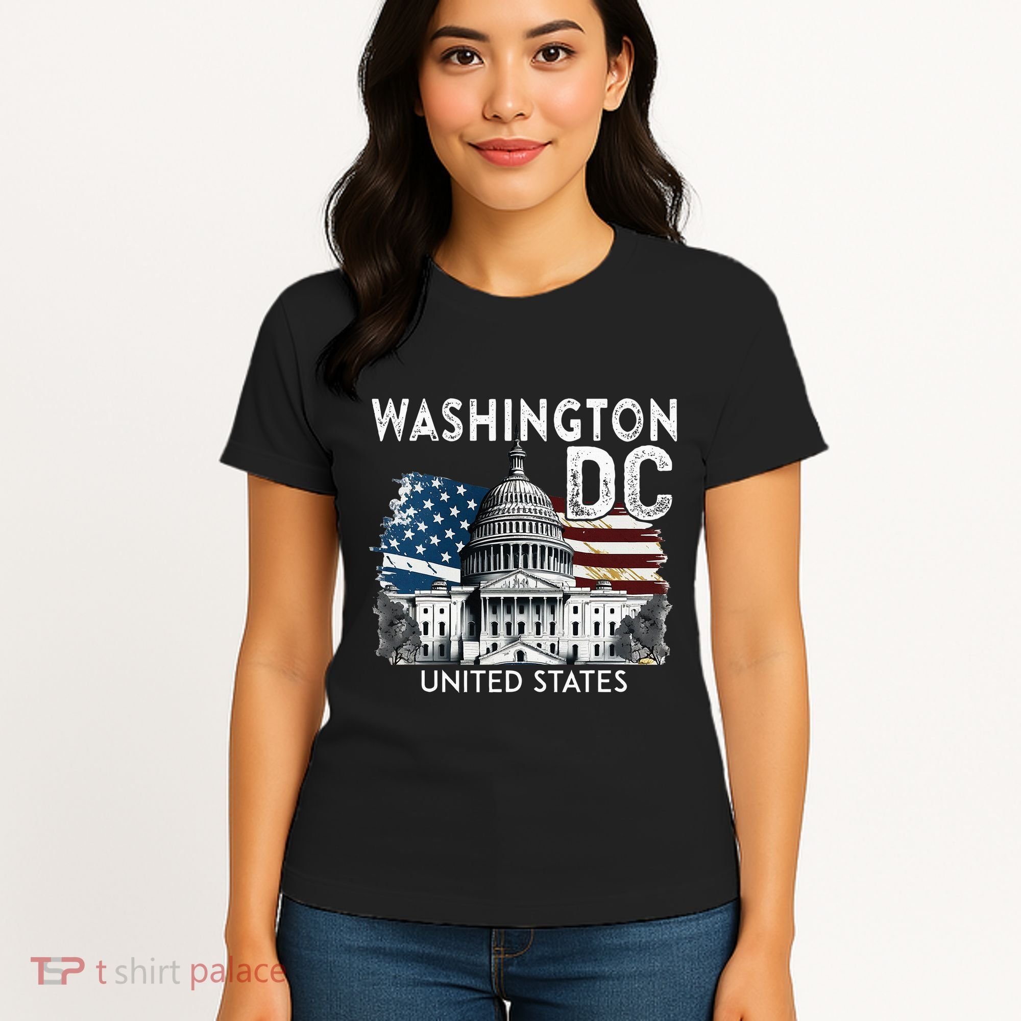 Washington Dc Capitol Hill Usa Souvenirs Women's T-Shirt