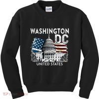 Washington Dc Capitol Hill Usa Souvenirs Kids Sweatshirt thumb 0