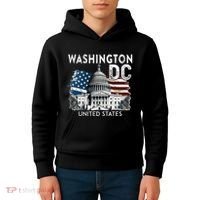 Washington Dc Capitol Hill Usa Souvenirs Kids Hoodie thumb 4
