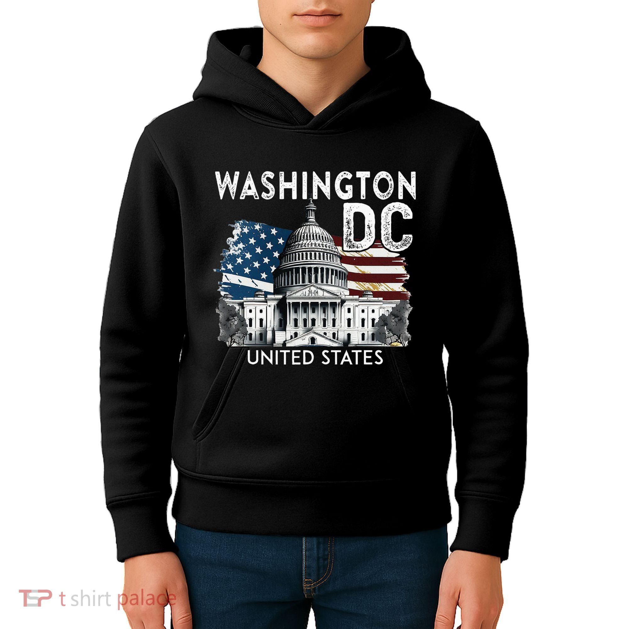 Washington Dc Capitol Hill Usa Souvenirs Kids Hoodie