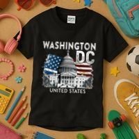 Washington Dc Capitol Hill Usa Souvenirs Kids T-Shirt thumb 3