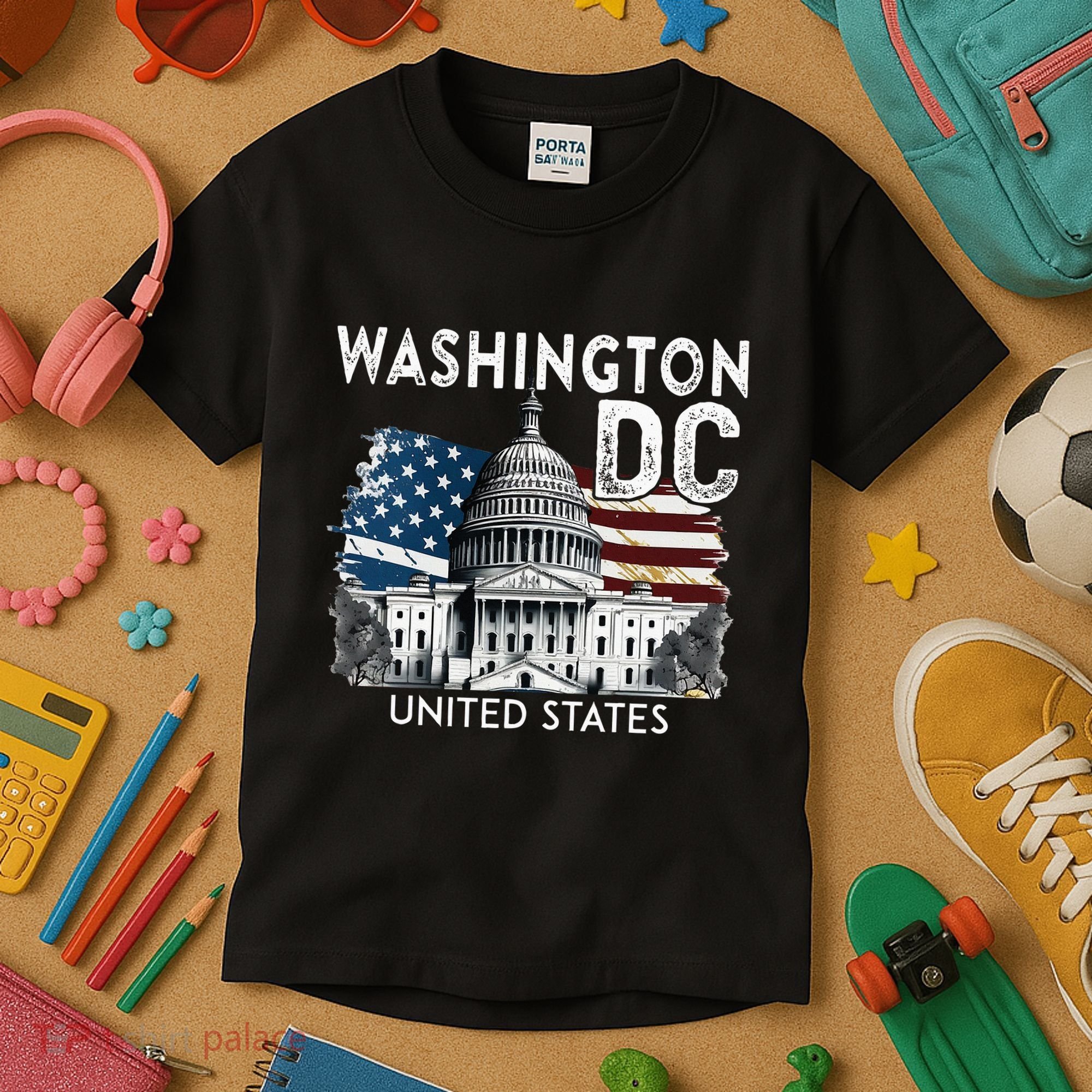 Washington Dc Capitol Hill Usa Souvenirs Kids T-Shirt