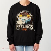 Wind DoesnT Care About Feelings Clay Trap Skeet Shooting Women's Sweatshirt thumb 0