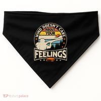 Wind DoesnT Care About Feelings Clay Trap Skeet Shooting USA-Made Doggie Bandana thumb 0