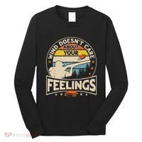 Wind DoesnT Care About Feelings Clay Trap Skeet Shooting Long Sleeve Shirt thumb 0