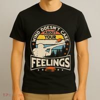 Wind DoesnT Care About Feelings Clay Trap Skeet Shooting T-Shirt thumb 3