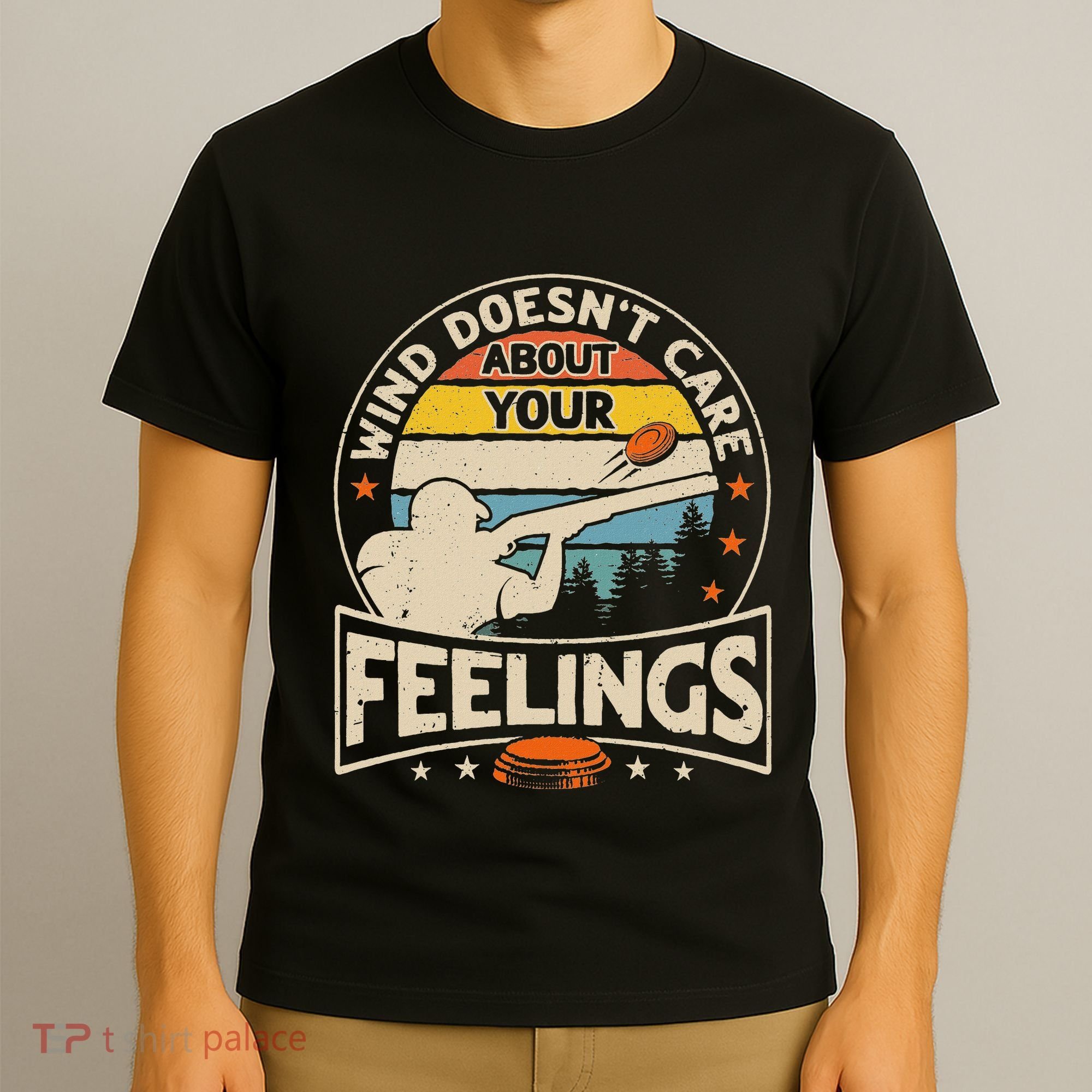 Wind DoesnT Care About Feelings Clay Trap Skeet Shooting T-Shirt
