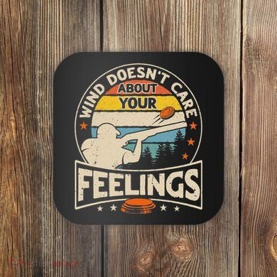 Wind DoesnT Care About Feelings Clay Trap Skeet Shooting Coaster