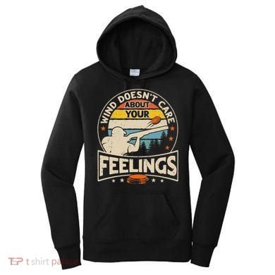 Wind DoesnT Care About Feelings Clay Trap Skeet Shooting Women's Hoodie