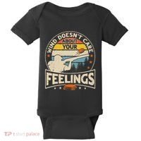 Wind DoesnT Care About Feelings Clay Trap Skeet Shooting Baby Bodysuit thumb 0