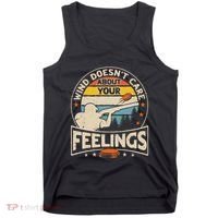 Wind DoesnT Care About Feelings Clay Trap Skeet Shooting Tank Top thumb 0