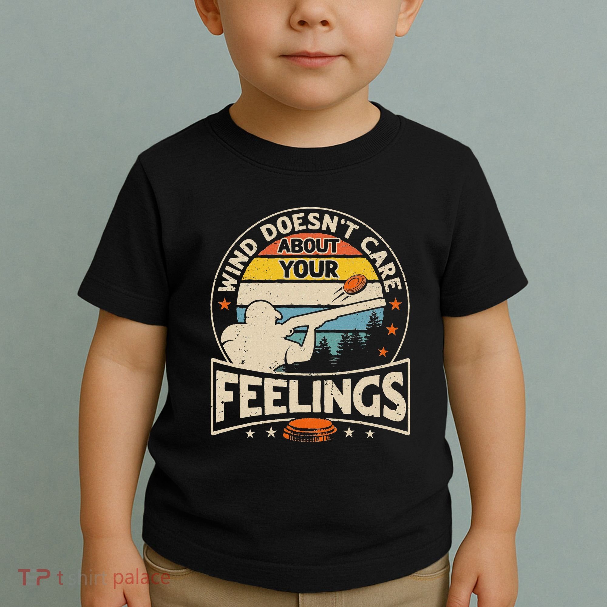 Wind DoesnT Care About Feelings Clay Trap Skeet Shooting Toddler T-Shirt