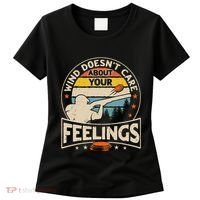 Wind DoesnT Care About Feelings Clay Trap Skeet Shooting Women's T-Shirt thumb 0