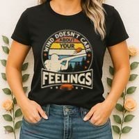 Wind DoesnT Care About Feelings Clay Trap Skeet Shooting Women's T-Shirt thumb 2