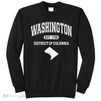 Washington DC District Of Columbia Est 1790 Varsity Sweatshirt thumb 0
