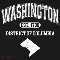 Washington DC District Of Columbia Est 1790 Varsity Bucket Hat thumb 4